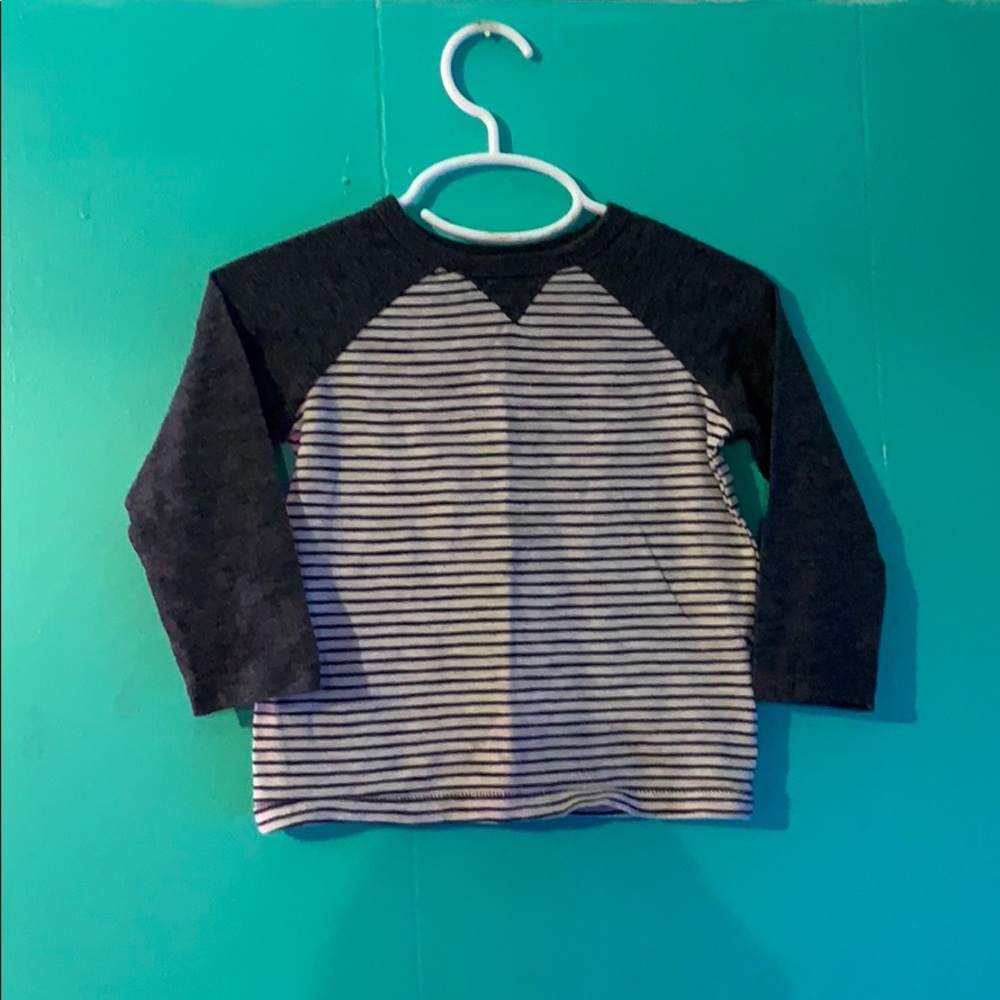 Striped long sleeved shirt